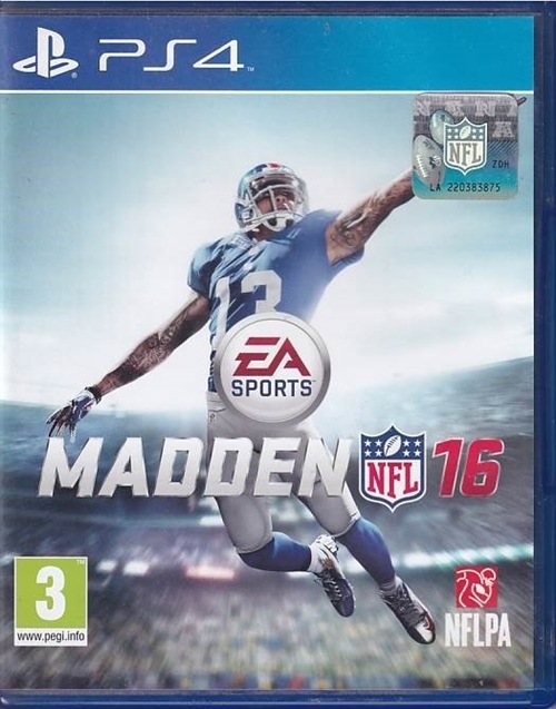Madden NFL 16 - PS4 (B Grade) (Genbrug)